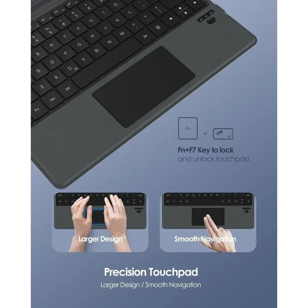 Surface Pro 8/9, ProX Keyboard, Detachable Wireless Bluetooth